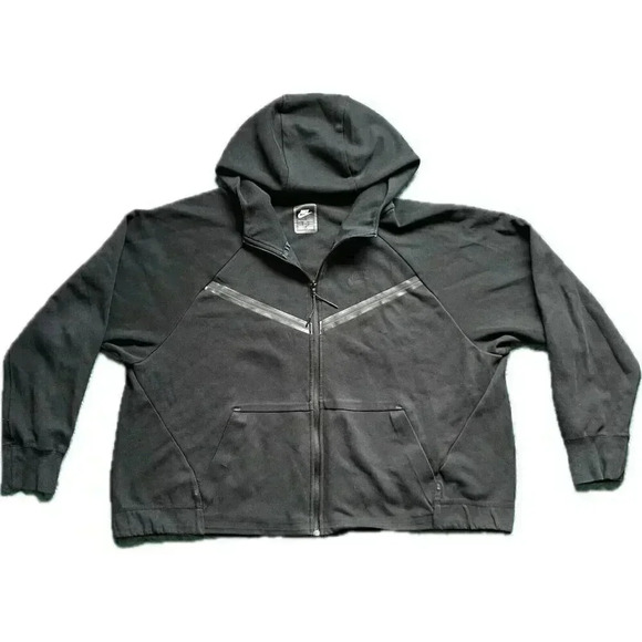 Nike Jackets & Blazers - Nike Tech Fleece Windrunner Hoodie Women’s Plus Size 2X Black